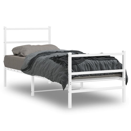 Metal Bed Frame Without Mattress 140X200Cm