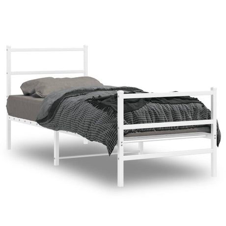 Metal Bed Frame Without Mattress 140X200Cm
