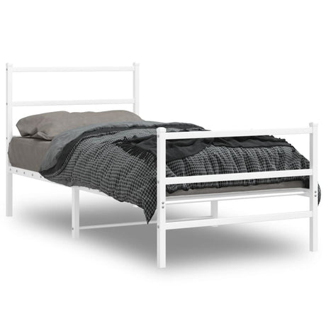 Metal Bed Frame Without Mattress 140X200Cm