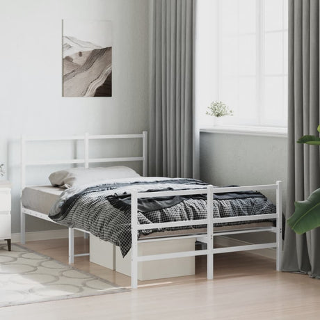 Metal Bed Frame Without Mattress 140X200Cm