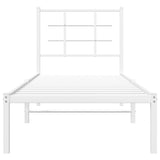 Metal Bed Frame Without Mattress 75X190Cm
