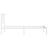 Metal Bed Frame Without Mattress 75X190Cm