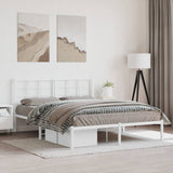 Metal Bed Frame Without Mattress 75X190Cm