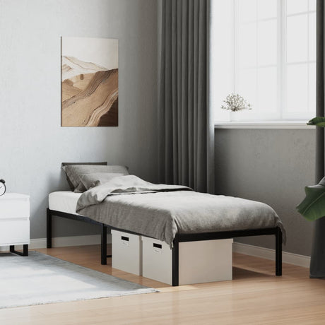 Metal Bed Frame Without Mattress 140X200Cm