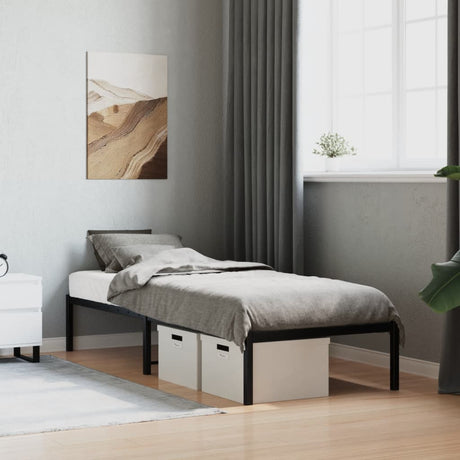 Metal Bed Frame Without Mattress 140X200Cm