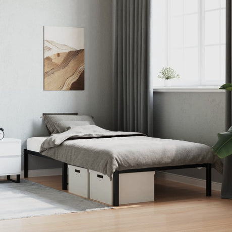 Metal Bed Frame Without Mattress 140X200Cm