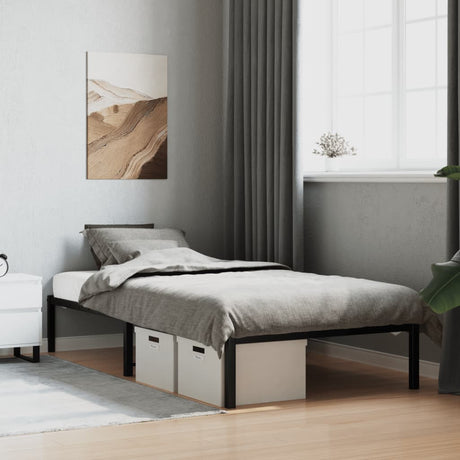 Metal Bed Frame Without Mattress 140X200Cm