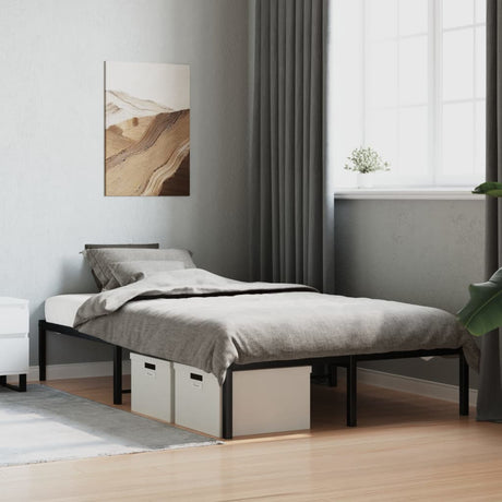 Metal Bed Frame Without Mattress 140X200Cm