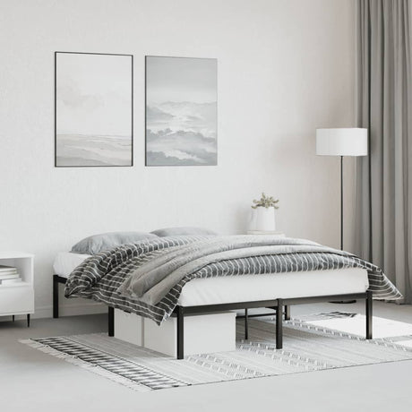 Metal Bed Frame Without Mattress 140X200Cm