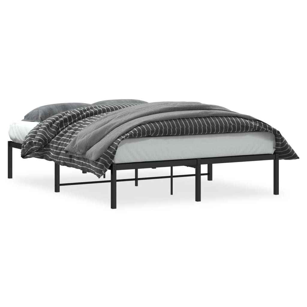 Metal Bed Frame Without Mattress 140X200Cm
