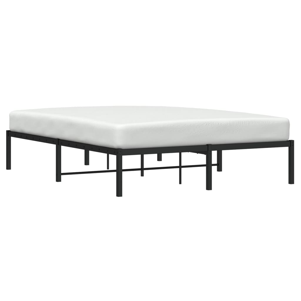 Metal Bed Frame Without Mattress 140X200Cm