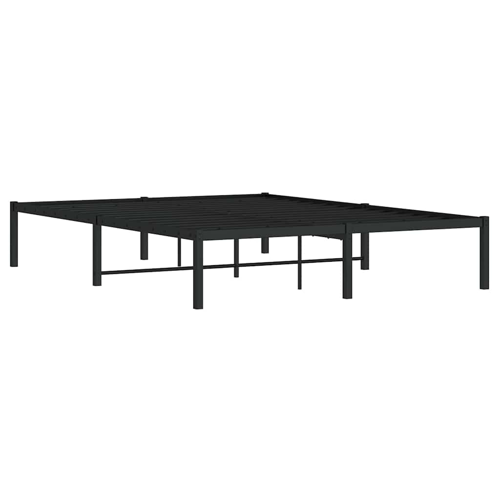 Metal Bed Frame Without Mattress 140X200Cm