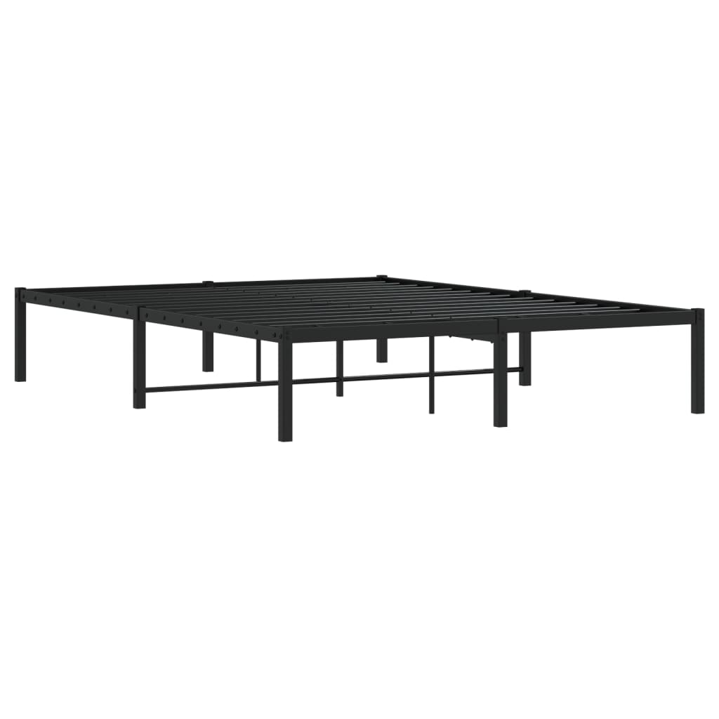 Metal Bed Frame Without Mattress 140X200Cm