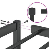 Metal Bed Frame Without Mattress 140X200Cm