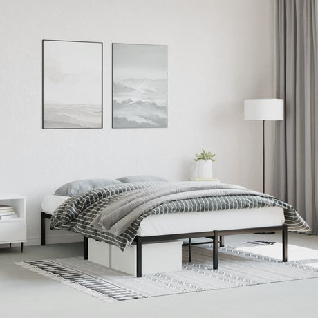Metal Bed Frame Without Mattress 140X200Cm