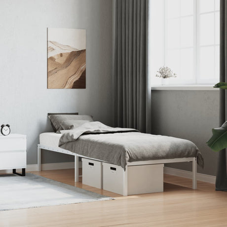 Metal Bed Frame Without Mattress 140X200Cm