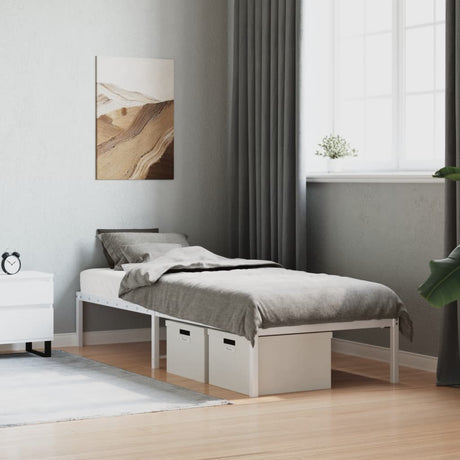 Metal Bed Frame Without Mattress 140X200Cm