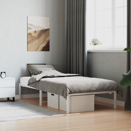 Metal Bed Frame Without Mattress 140X200Cm