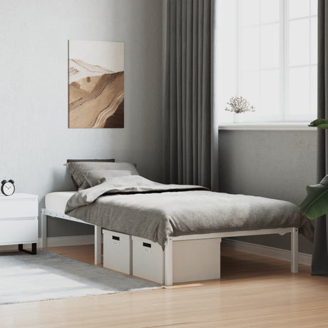 Metal Bed Frame Without Mattress 140X200Cm