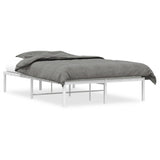Metal Bed Frame without Mattress White 120x200cm