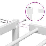 Metal Bed Frame without Mattress White 120x200cm
