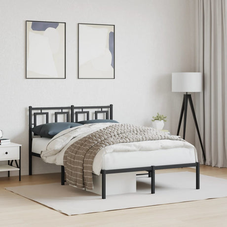 Metal Bed Frame Without Mattress 75X190Cm