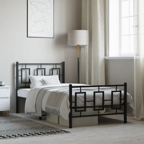 Metal Bed Frame Without Mattress 75X190Cm