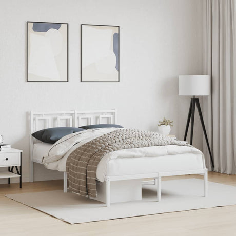 Metal Bed Frame Without Mattress 75X190Cm