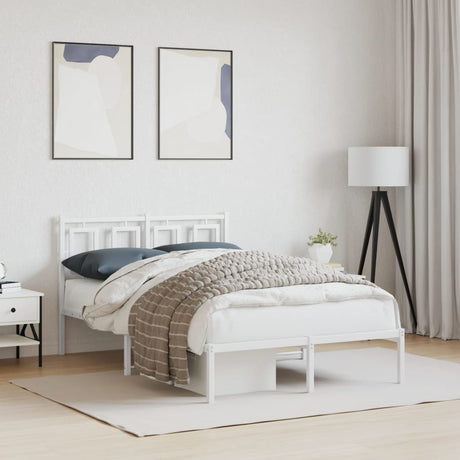 Metal Bed Frame Without Mattress 75X190Cm