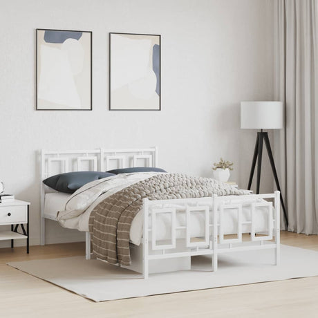 Metal Bed Frame Without Mattress 75X190Cm