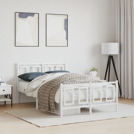 Metal Bed Frame Without Mattress 75X190Cm