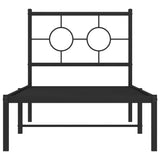 Metal Bed Frame Without Mattress 80X200Cm