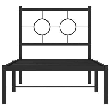 Metal Bed Frame Without Mattress 80X200Cm