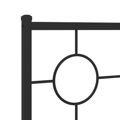 Metal Bed Frame Without Mattress 80X200Cm
