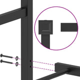 Metal Bed Frame Without Mattress 80X200Cm