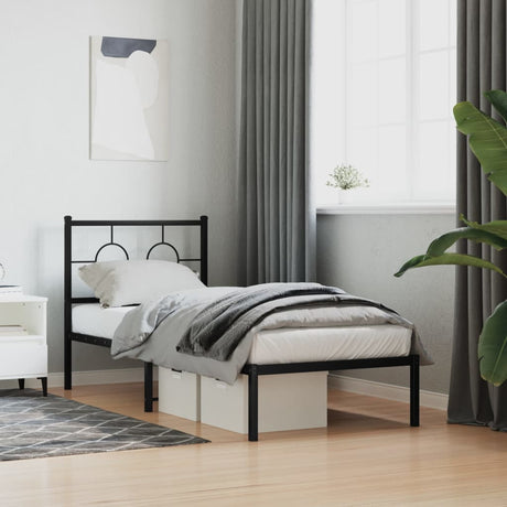 Metal Bed Frame Without Mattress 80X200Cm