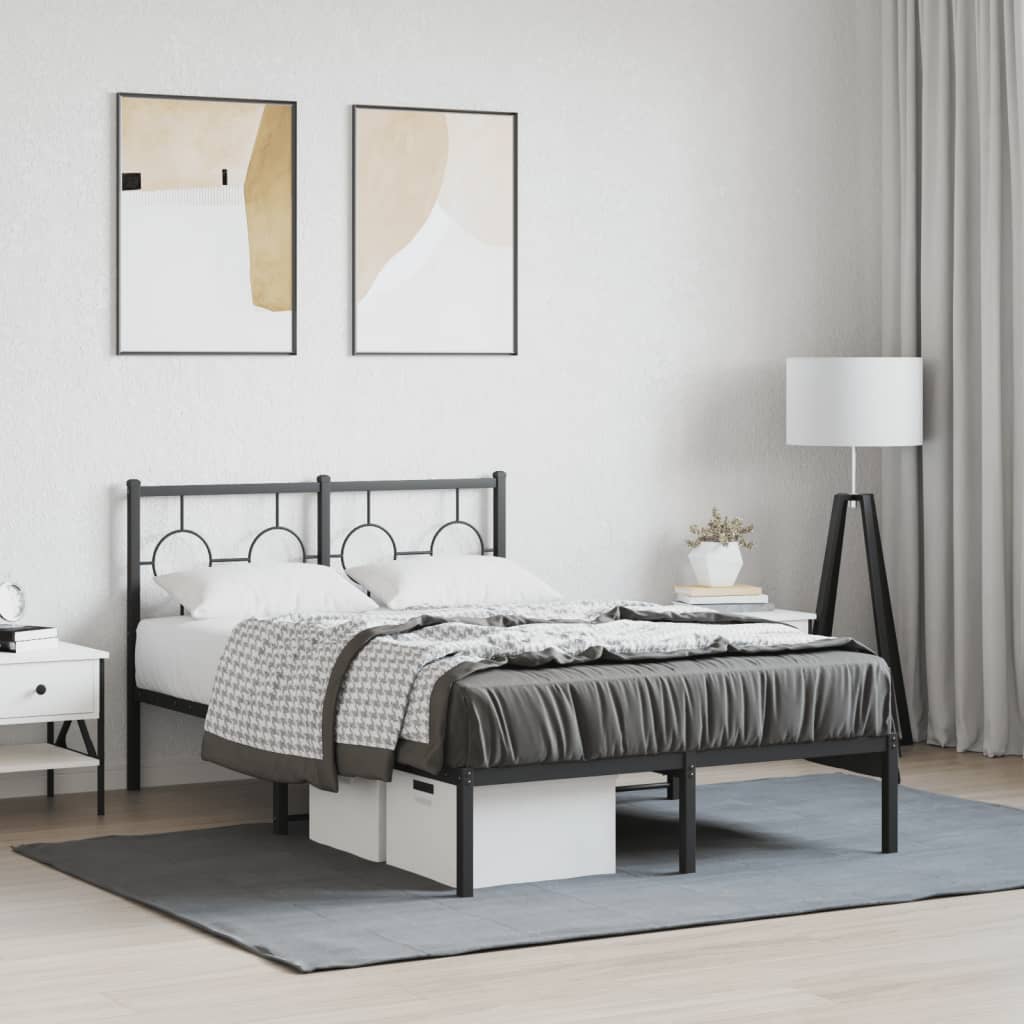 Metal Bed Frame Without Mattress 80X200Cm