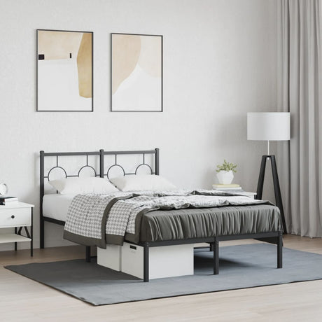 Metal Bed Frame Without Mattress 80X200Cm