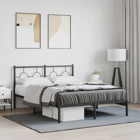 Metal Bed Frame Without Mattress 80X200Cm