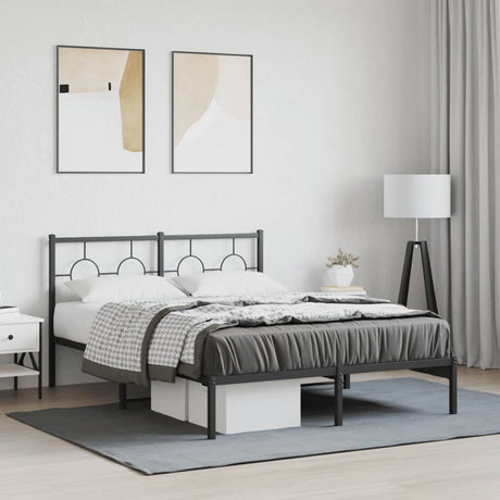Metal Bed Frame Without Mattress 80X200Cm