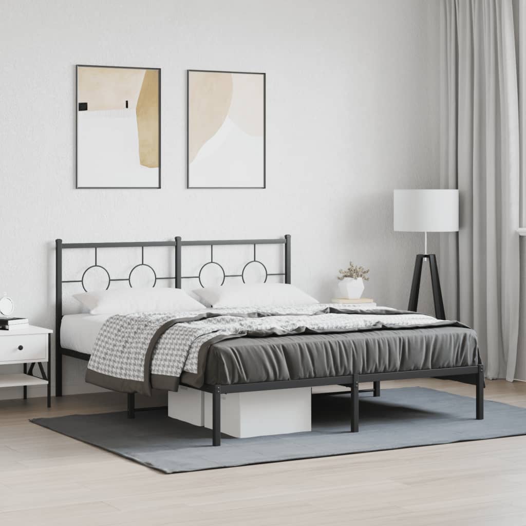 Metal Bed Frame Without Mattress 80X200Cm