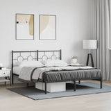 Metal Bed Frame Without Mattress 80X200Cm