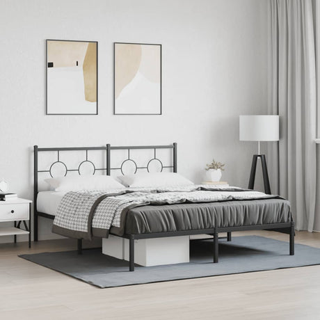 Metal Bed Frame Without Mattress 80X200Cm