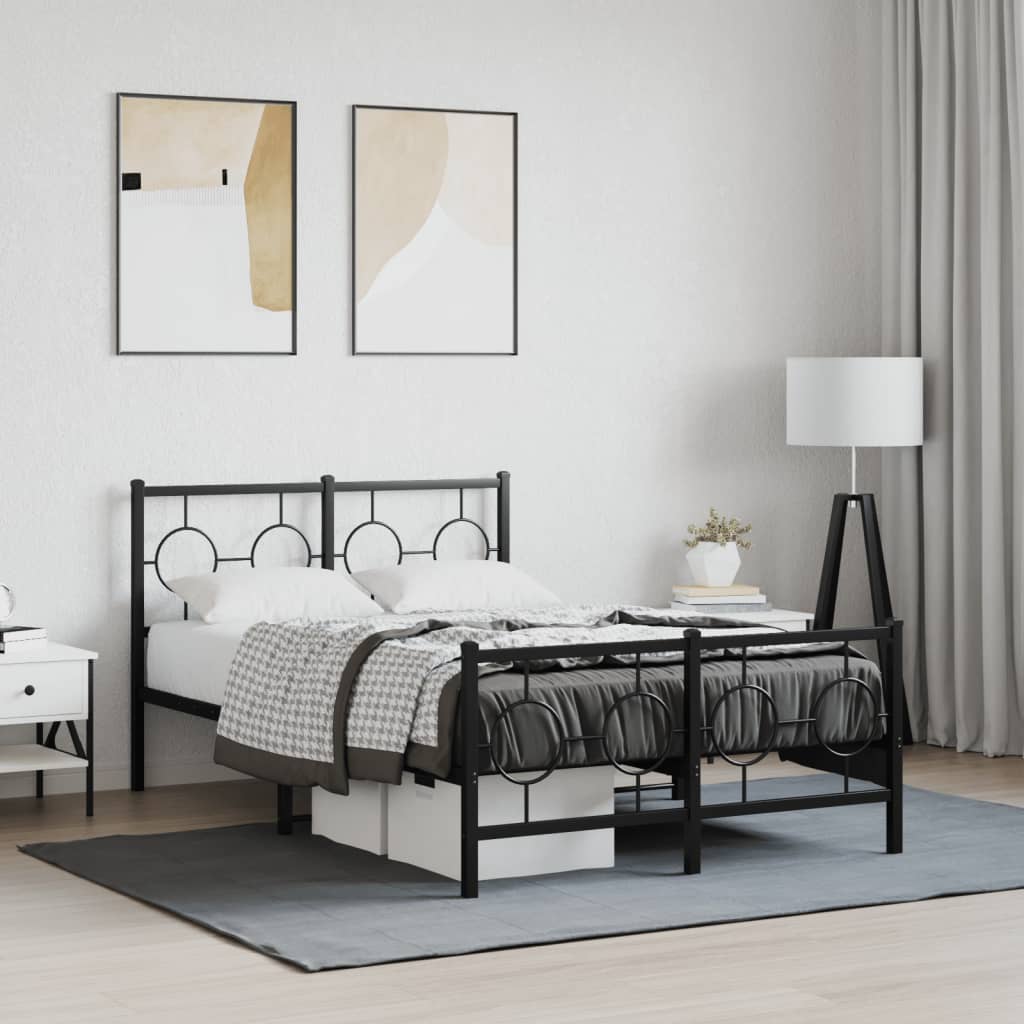 Metal Bed Frame Without Mattress 80X200Cm