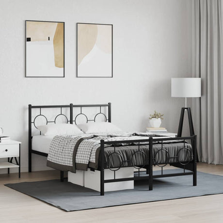 Metal Bed Frame Without Mattress 80X200Cm