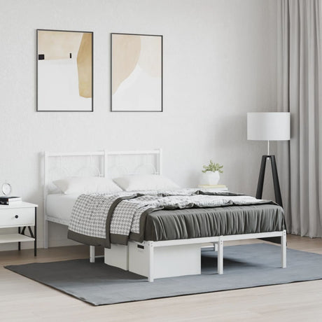 Metal Bed Frame Without Mattress 80X200Cm