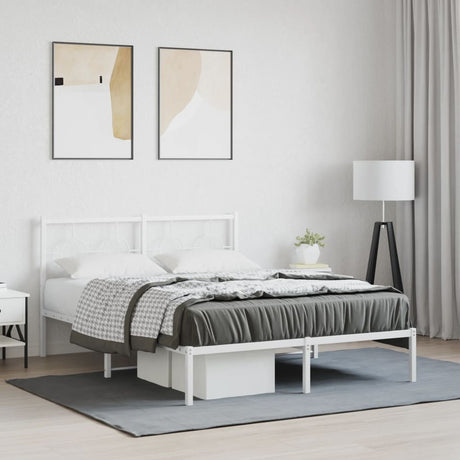 Metal Bed Frame Without Mattress 80X200Cm