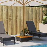 Parasol Base Cover 70X70X25 Cm Poly Rattan And Acacia