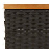 Parasol Base Cover 70X70X25 Cm Poly Rattan And Acacia
