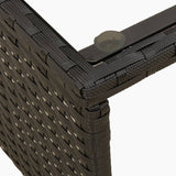 Garden Sofa With Table And Cushions L-Shaped Poly Rattan